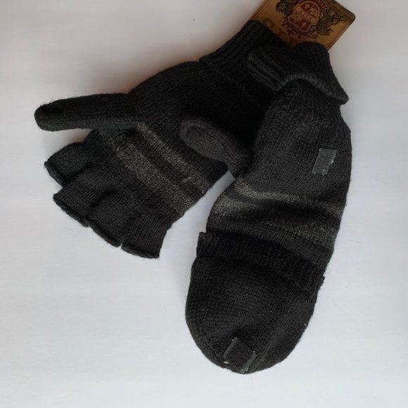 Fleece Gloves/Mitts open finger option - Picture 2 of 5
